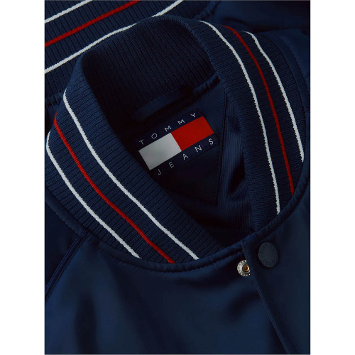 Tommy Hilfiger Ανδρικό μπουφάν Crest Patch Relaxed Satin Bomber Jacket